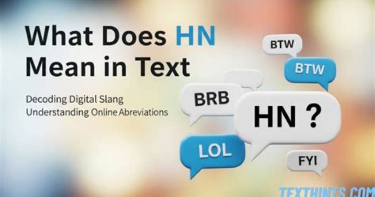 What Does Hn Mean the Hidden Multi Industry Acronym Taking over The