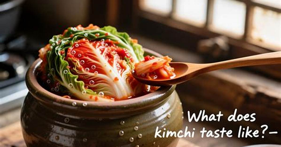 What Does Kimchi Actually Taste Like the Fermented Flavor Shocking