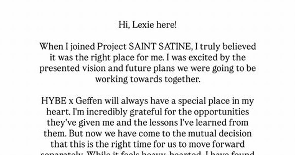 Why Did Lexie Leave Saint Satine Fact Checking Rumors Vs
