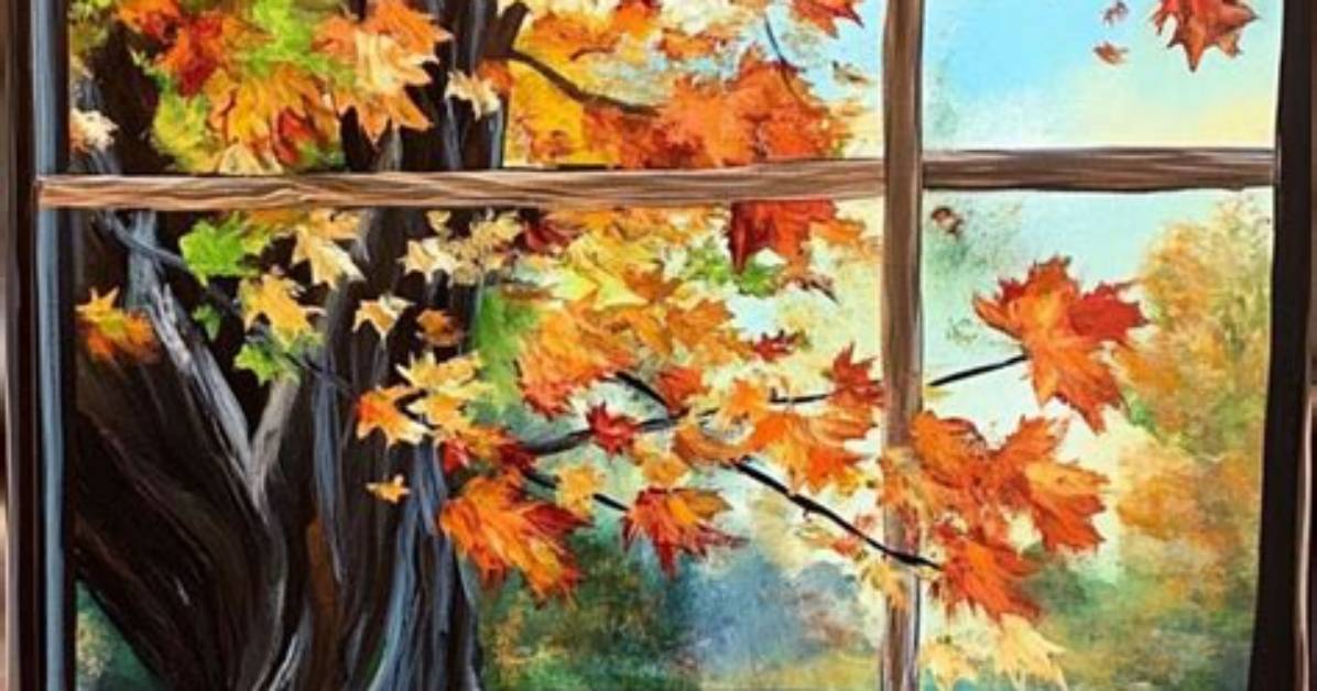 Why Fall Window Painting Is Overtaking Bulky Porch Decor