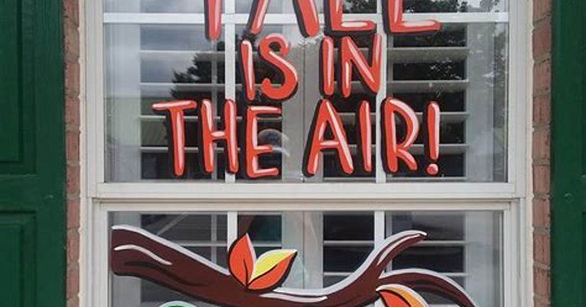 Why Fall Window Painting Is