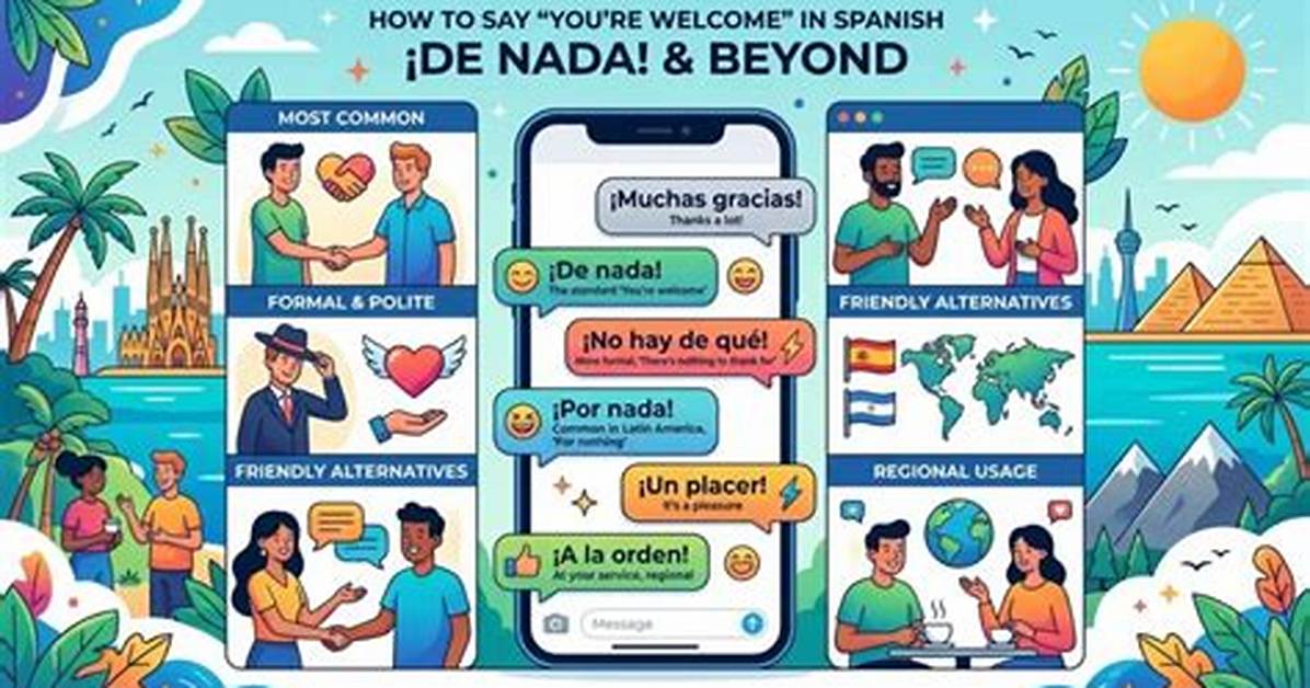 Why Native Speakers Rarely Say De Nada the Real Ways to Say No Worries In