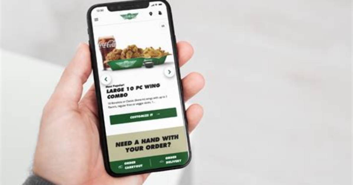 Wingstop Digital Gift Cards App Features and Event