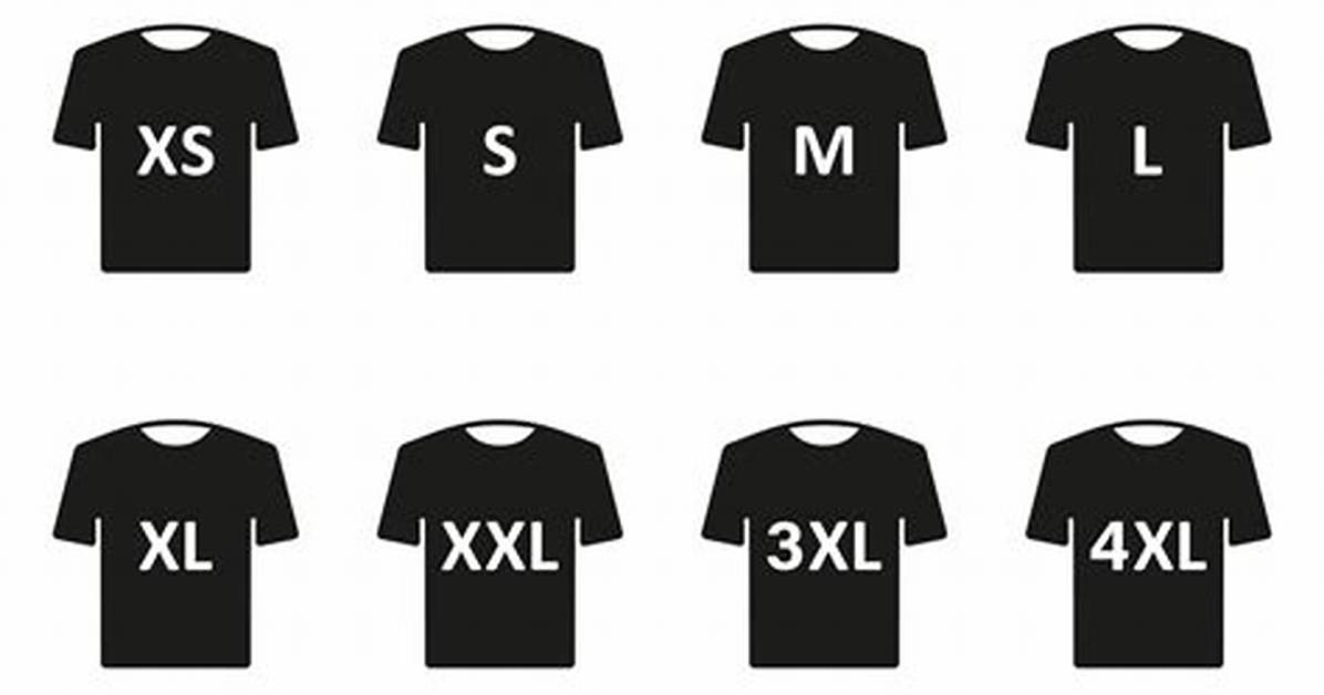 Xxxxl Size Visual Comparison How 4Xl Actually Measures Across