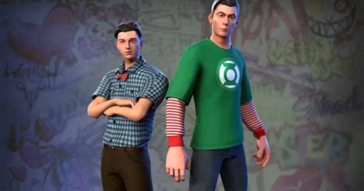 Young Sheldon Fortnite Skin Real in Game Collab Or
